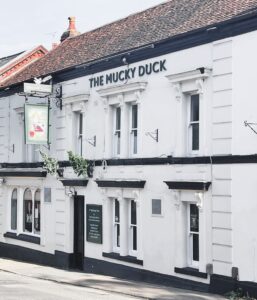 The Mucky Duck Winchester. Friendly faces, easy going attitude with love of sports.